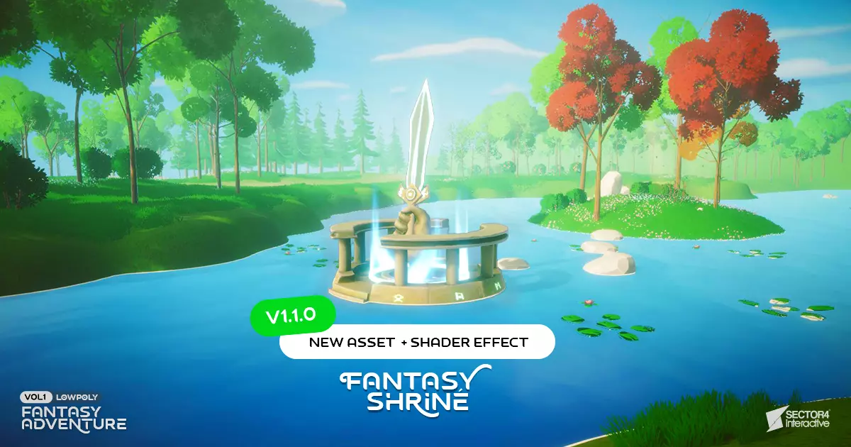 Stylized Fantasy World Builder – Low Poly Forest, Props, VFX & Shaders - Main Preview