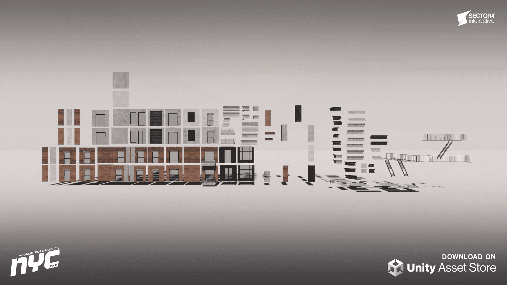 NYC Modular Buildings Pack- Volume1 - Gallery Image 5
