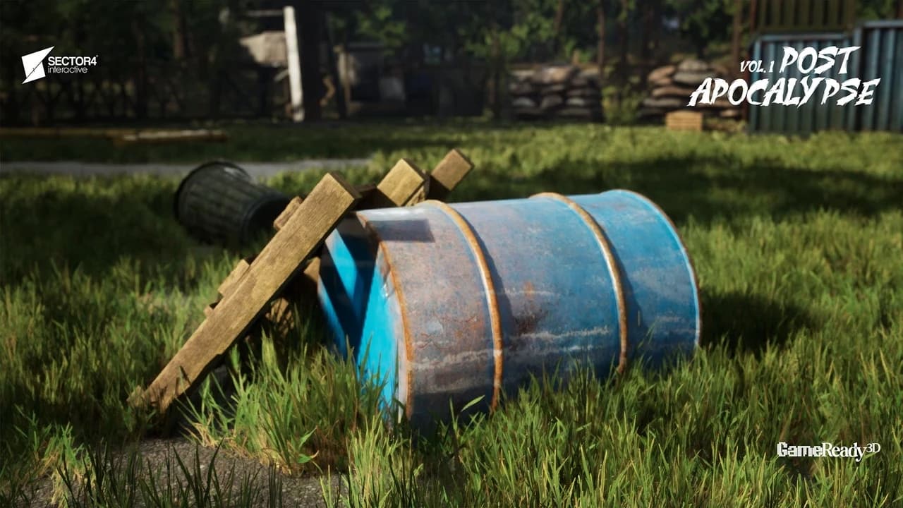 Post Apocalyptic Modular Environment Pack – Survival Buildings & Props - Gallery Image 2