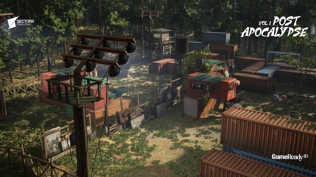 Post Apocalyptic Modular Environment Pack – Survival Buildings & Props - Gallery Image 3