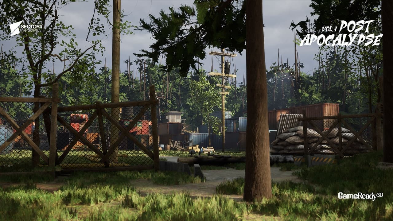 Post Apocalyptic Modular Environment Pack – Survival Buildings & Props - Gallery Image 4