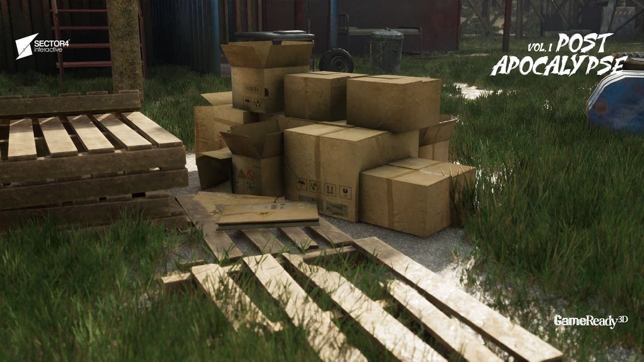 Post Apocalyptic Modular Environment Pack – Survival Buildings & Props - Gallery Image 5