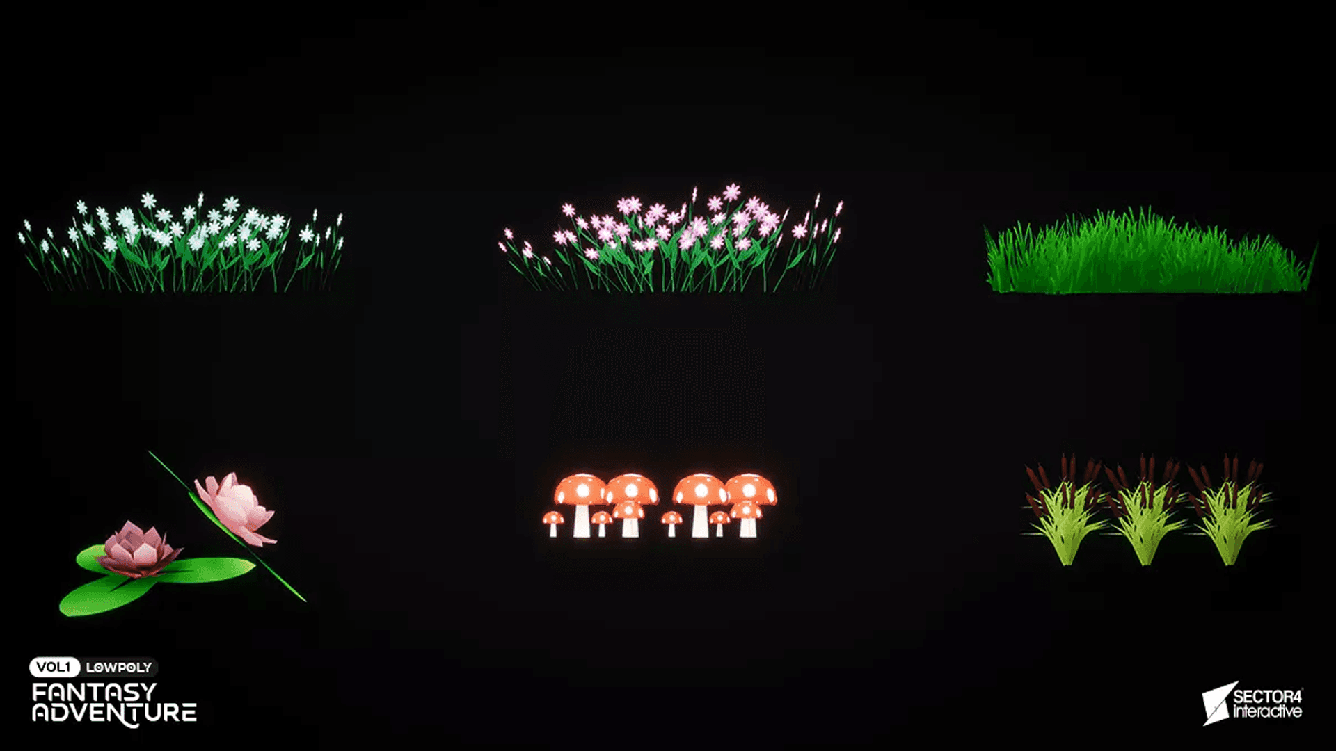 Stylized Fantasy World Builder – Low Poly Forest, Props, VFX & Shaders - Gallery Image 4