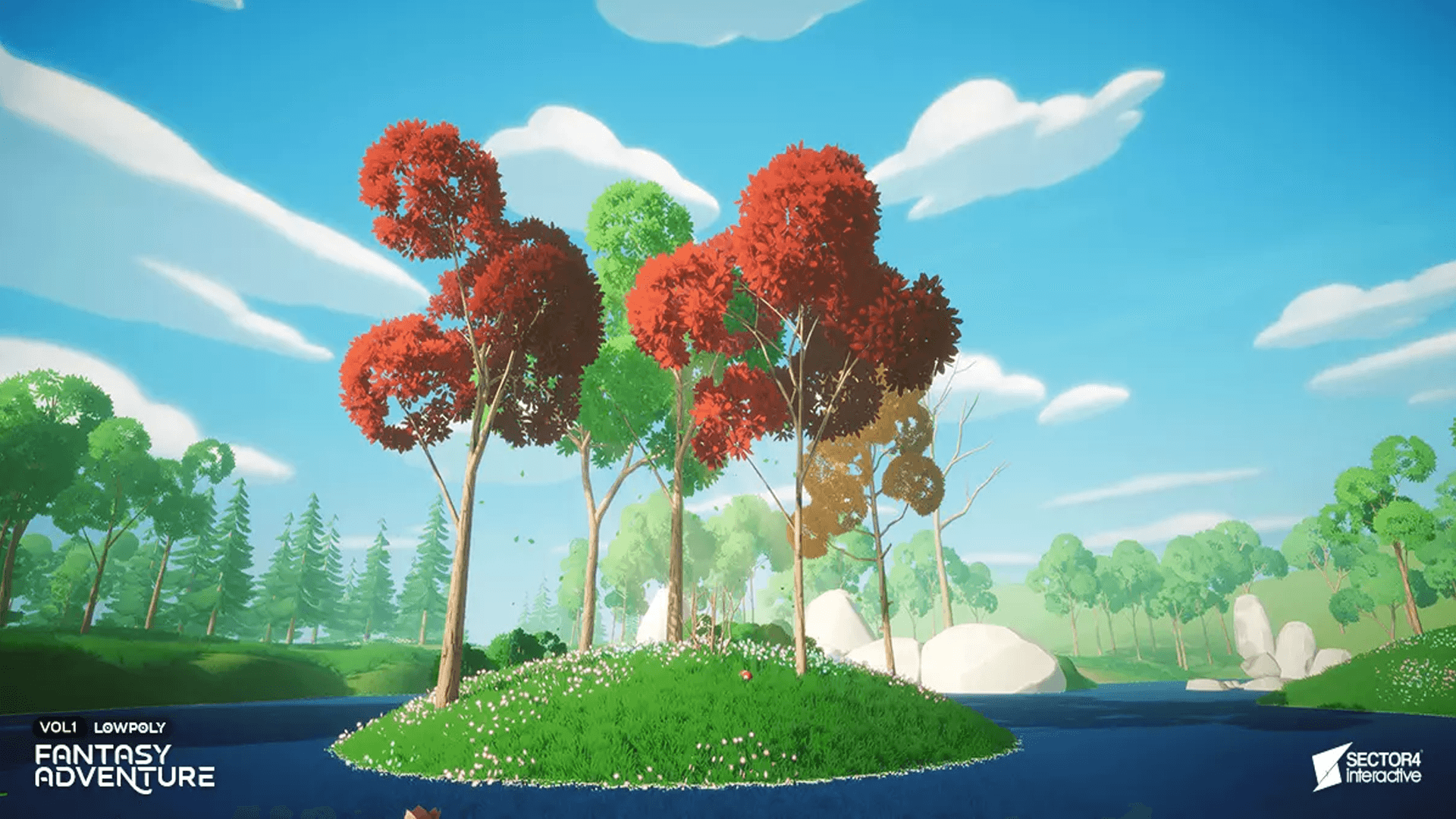 Stylized Fantasy World Builder – Low Poly Forest, Props, VFX & Shaders - Gallery Image 7