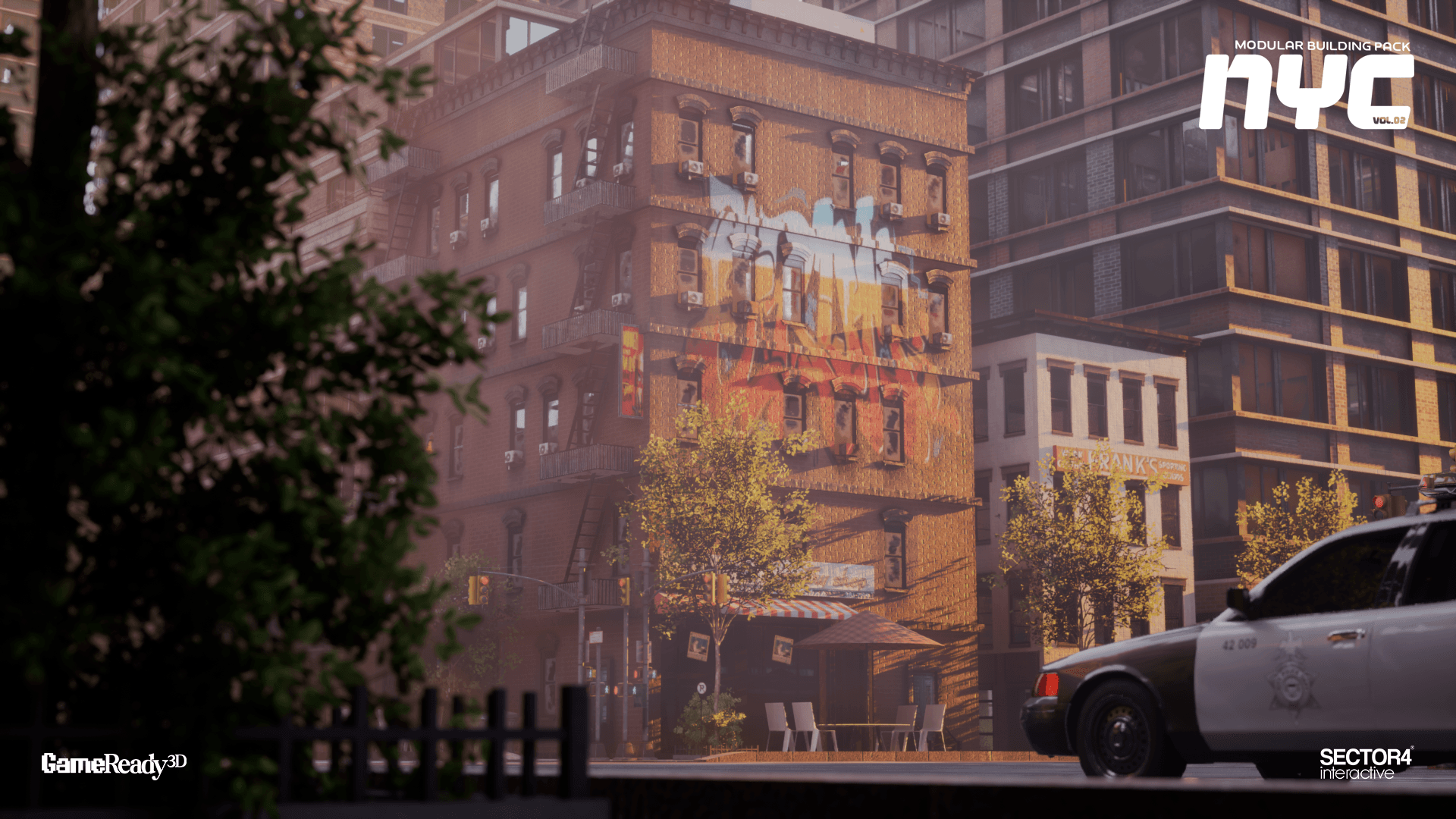 Urban City Modular Environment Pack Vol 2 – NYC Buildings, Streets & Urban Props - Gallery Image 7