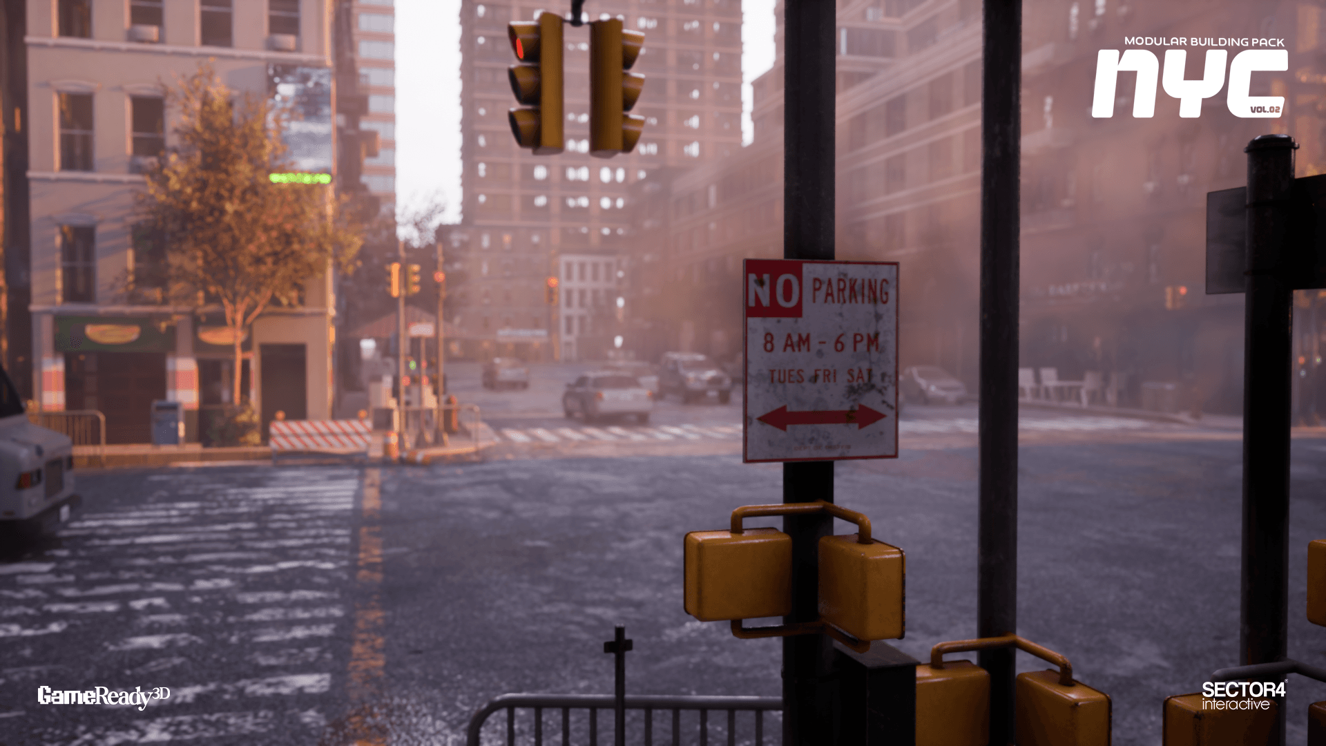 Urban City Modular Environment Pack Vol 2 – NYC Buildings, Streets & Urban Props - Gallery Image 10