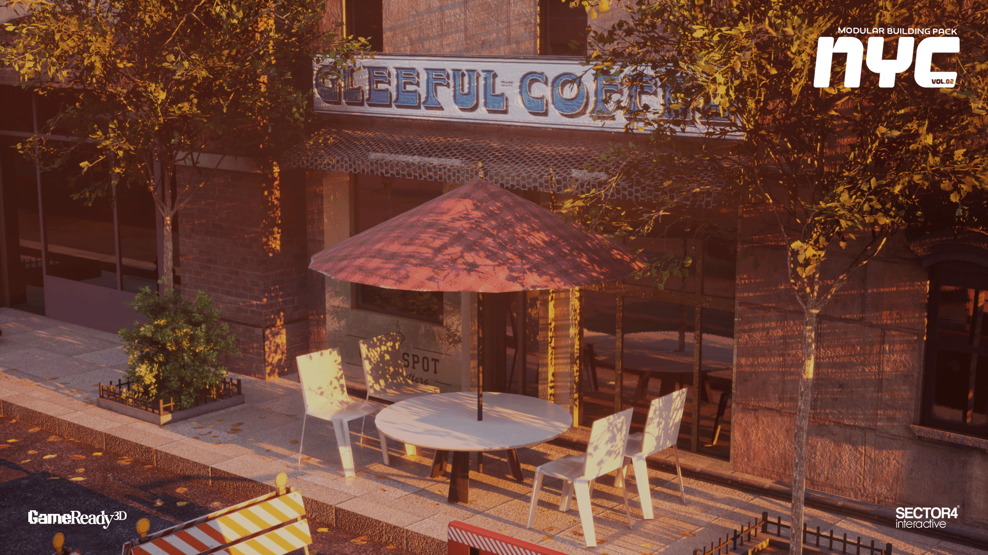 Urban City Modular Environment Pack Vol 2 – NYC Buildings, Streets & Urban Props - Gallery Image 12