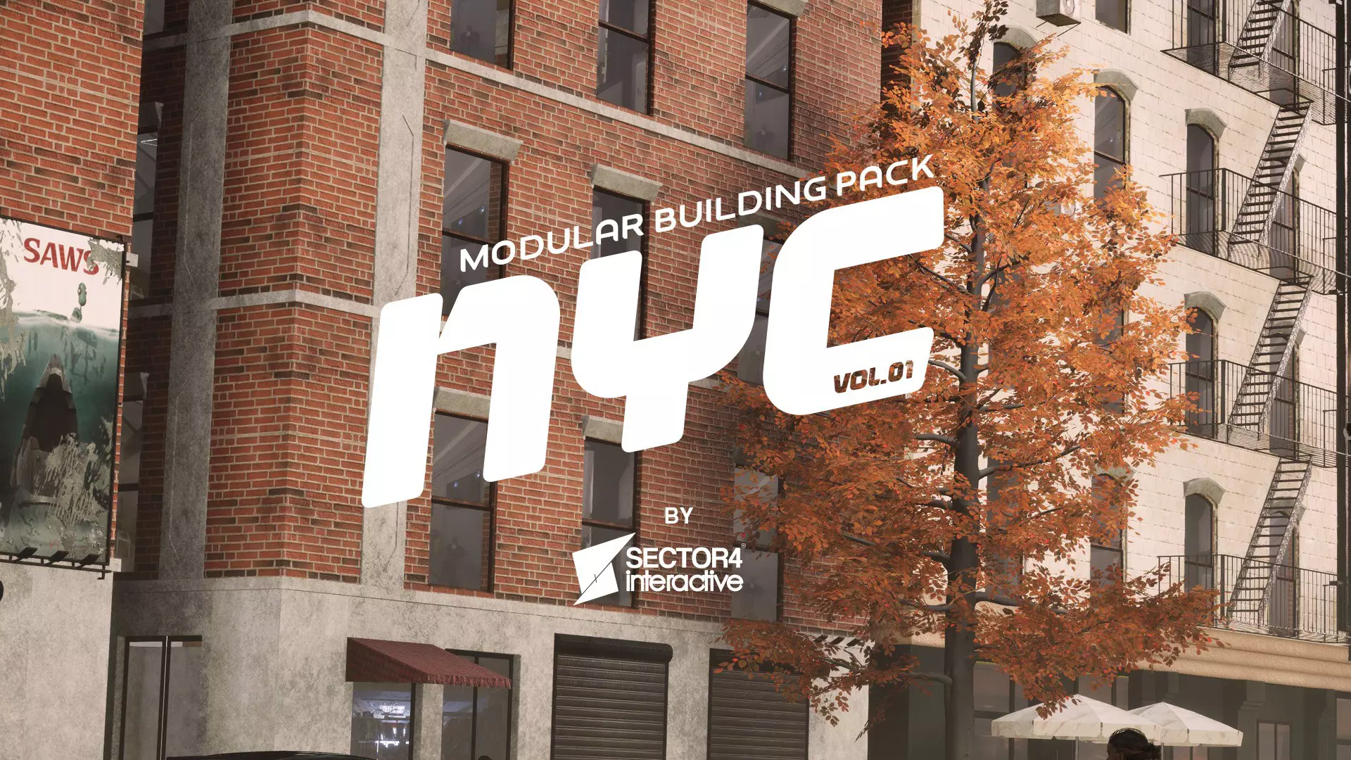 NYC Modular Buildings Pack- Volume1 - Premium 3D Asset Pack featuring ...
